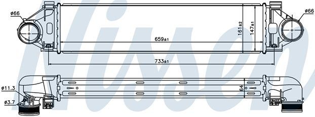 Volvo S80 İntercooler Radyatörü 2006 Model Ve Sonrası Araçlara Uyumludur. Orjinal No:31338474