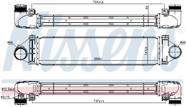 Ford Galxy, Mondeo, S-max 2.0Ecoboost İntercooler 2006 model sonrası araçlarda uyumludur. Orjinal n:6G19L440DE