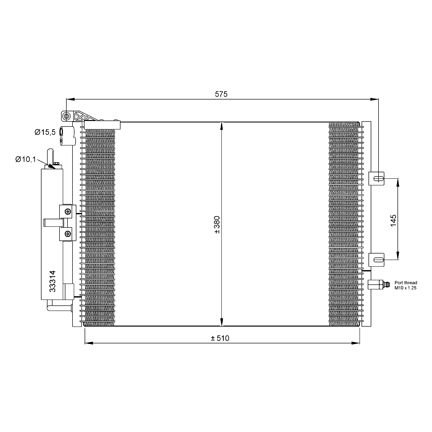 Renault Clıo III Klıma Radyatörü/ 06+ model araclara uyumlu/ Orjınal No:8200443897