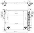 JEEP GRAND CHEROKEE RADYATÖR V8 4,7 MOTOR 2002 MODEL ORJİNAL NO:52079883ad