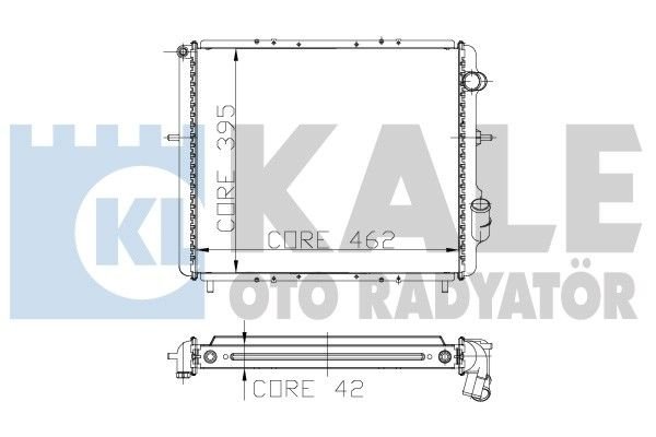 RENAULT MEGANE II SEDAN RADYATÖR 2002 MODEL SONRASI ARAÇLARDA UYUMLUDUR. ORJİNAL NO: 8200115542 / 8200357536