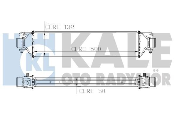 FİAT LİNEA 1.6 MJTD İNTERCOOLER RADYATÖRÜ ORJİNAL NO:51785255