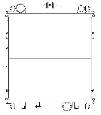 Mitsubishi Canter 3.5 TON 2 Sıra Extra Zikzak Bakır Radyatör