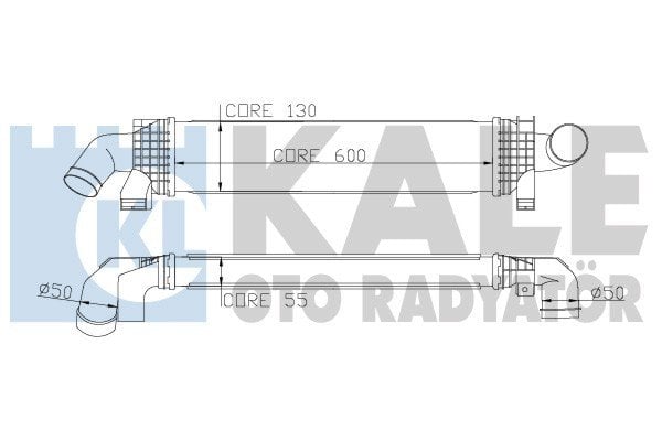 Ford C-Max - Focus İntercooler/ 03+ Model araclara uyumlu/Orjınal No:3M5H9L440AC