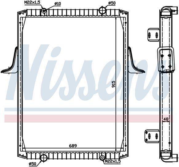 RENAULT PREMIUM RADYATÖR 1996 MODEL SONRASI MANUEL, DİZEL ARAÇLARDA UYUMLUDUR. ORJİNAL NO:5010315646