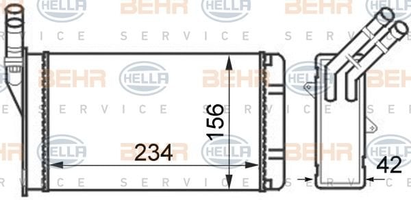 Citroen Berlingo, Peugeot 306, Partner Kalorıfer/Orjınal NO:6448.78