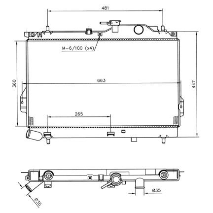 Hyundaı Matrıx 1.5 CRDI Dızel Radyatör/Manuel/klımalı  06+ model araclara uyumlu/Orjınal NO:25310-17800