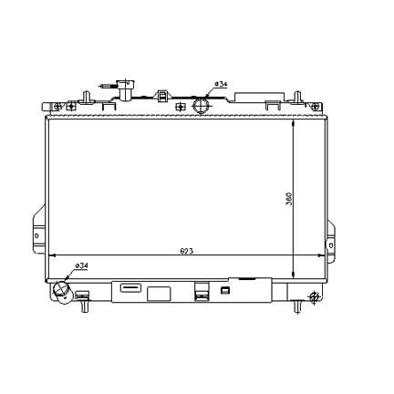 Hyundaı Matrıx 1.6 1.8 Radyatör/Manuel/Klımalı 06+ model araclara uyumlu/Orjınal NO:25310-17000