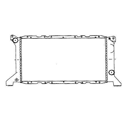 Ford Transıt T12-T15 Radyatör/Manuel/Klımasız/94-00 model araclara uyumlu/Orjınal No:94VB8005HB