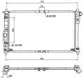 Daewoo Nubıra 1.6İ 2.0İ Radyatör/Otomatık/Klımalı/97-99 model aracalra uyumlu/Orjınal No:96351931