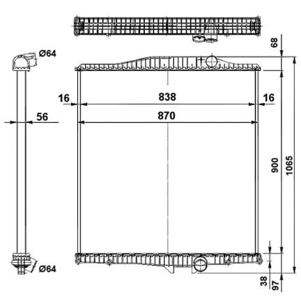 Scanıa FH12 D 16 460 HP RADYATÖR