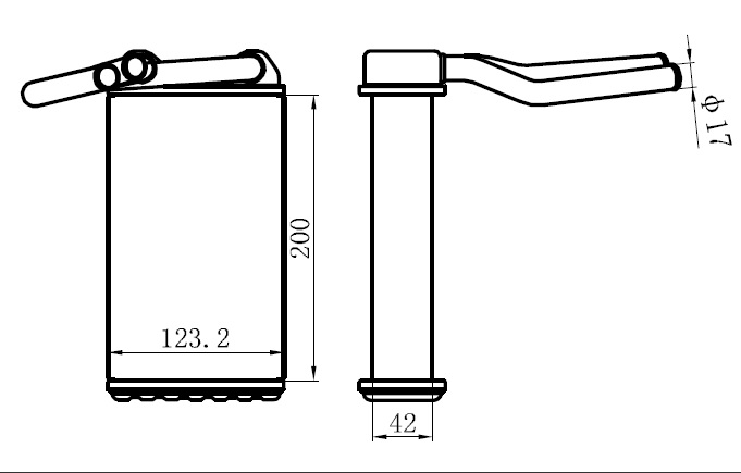 HONDA CIVIC KALORİFER PETEĞİ 1991-1995 MODEL ARASI ARAÇLARA UYUMLUDUR