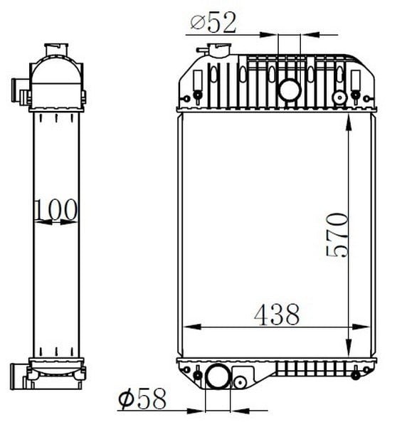HİDROMEK 102 RADYATÖR