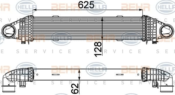 Mercedes W204 C180 C220 C320 CDI  İntercooler/Orjınal No:2045000300