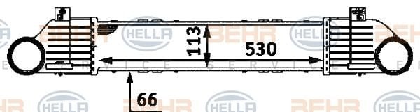 Mercedes S-320 İntercooler/Orjınal No:2205000000