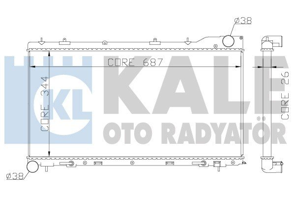 Subaru Impreza Forester Radyatör/Otomatık/Klımalı/99-01 model araclara uyumlu/Orjınal No:45111-FC300