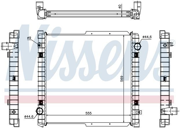 İVECO EURO CARGO RADYATÖR/Orjınal No:504080547
