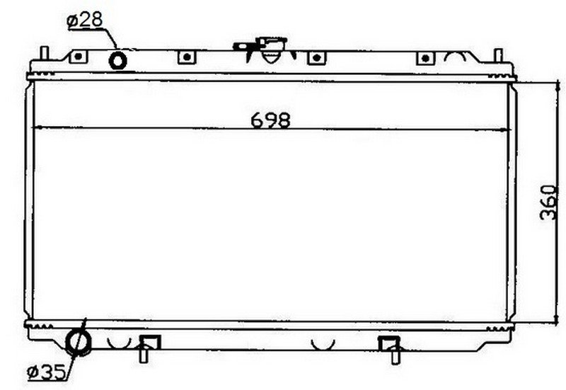 NİSSAN PRİMERA RADYATÖR 1999 MODEL SONRASI MANUEL ARAÇLARDA UYUMLUDUR. ORJİNAL NO: 21410-9F600