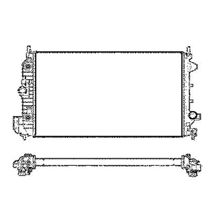 Opel Vectra C 1.9 CDTİ Radyatör/ 2002 Model Sonrası Otomatik/Klimalı araclara uyumludur/Orjinal No:1300412