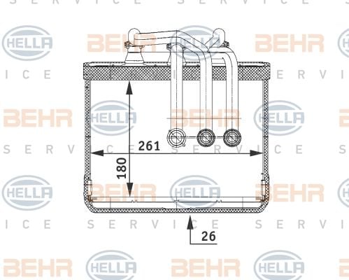 Bmw E65-66 Kalorıfer/Orjınal No:6906270