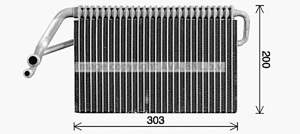 DAF XF105, XF95 EVAPORATÖR 2002 MODEL SONRASI MANUEL ARAÇLARDA UYUMLUDUR. ORJİNAL NO: 1660331