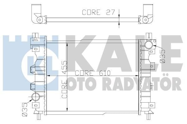 Landrover Freelander II 1.8i 2.0 D/TD4 Radyatör/Manueş/Otomatık/Klımalı 01+ moıdel aracalra uyumlu/Orjınal NO:PCC000320