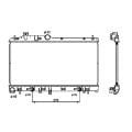 Subaru Legacy 2.0 Radyatör/Otomatık/Klımalı 03+ model araclar auyumlu/Orjınal No:45111-AG000