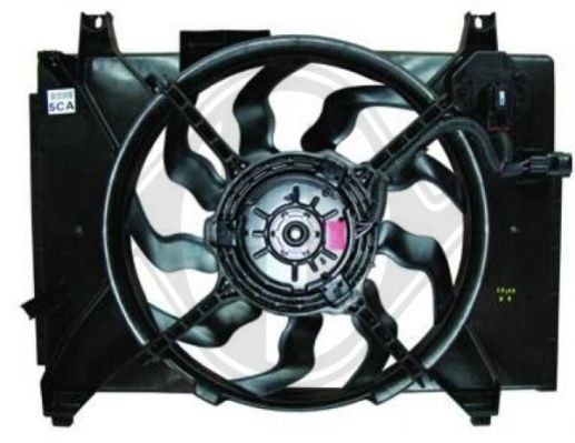 Hyundaı Accent Era Dizel Radyatör Fan Motoru Davlumbazlı Orjinal No:25380-1E350