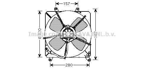 TOYOTA COROLLA AE92 FAN ORJİNAL NO: 16363-64030