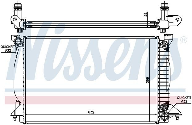 Audi A4 2.5 TDI Radyatör/Otomatık/klımalı 01+model araclara uyumlu/orjınal no:8E0121251K