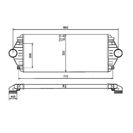 Fiat Jumpy-SCUDO İntercooler/ 95+ Model araclara uyumlu/Orjınal No:1472059080