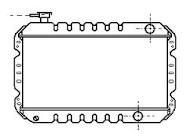 Suzıkı Carry 0,8 1.0 Radyatör/Manuel/85-92 Model araclara uyumlu/Orjınal No:17700-85200
