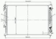 Audı A6 2.5 tdı Radyatör/Manuel/klımalı 96-04 model araclara uyumlu/Orjınal no:4B0121251A